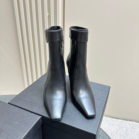 SL CLAUDE BOOTS BLACK CALFSKIN