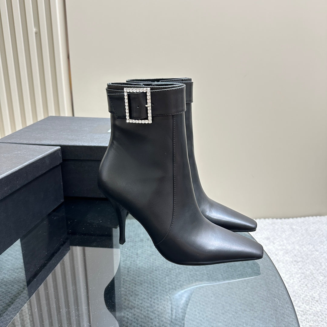 SL CLAUDE BOOTS BLACK CALFSKIN