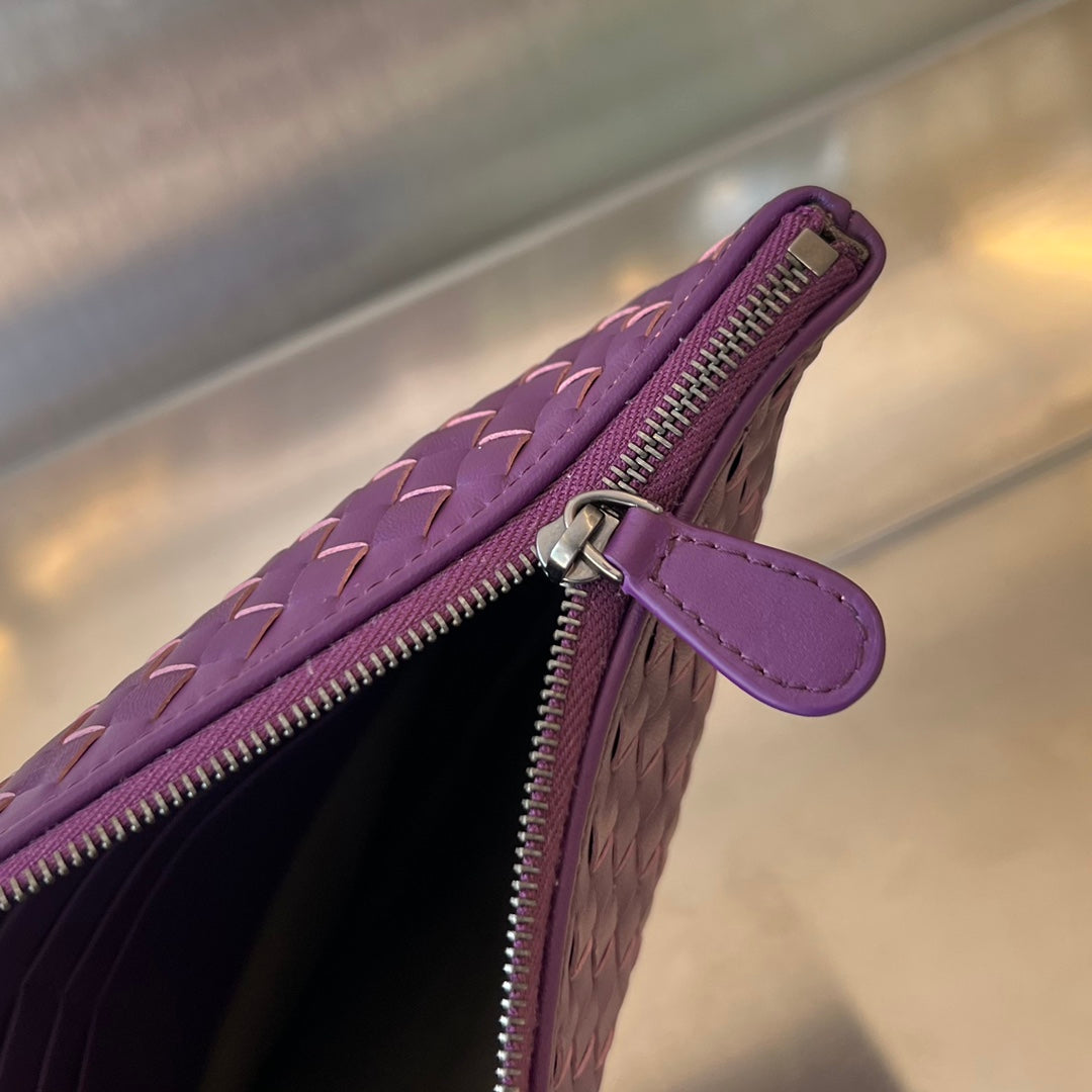 INTRECCIATO 30 IN PURPLE VIOLET LAMBSKIN