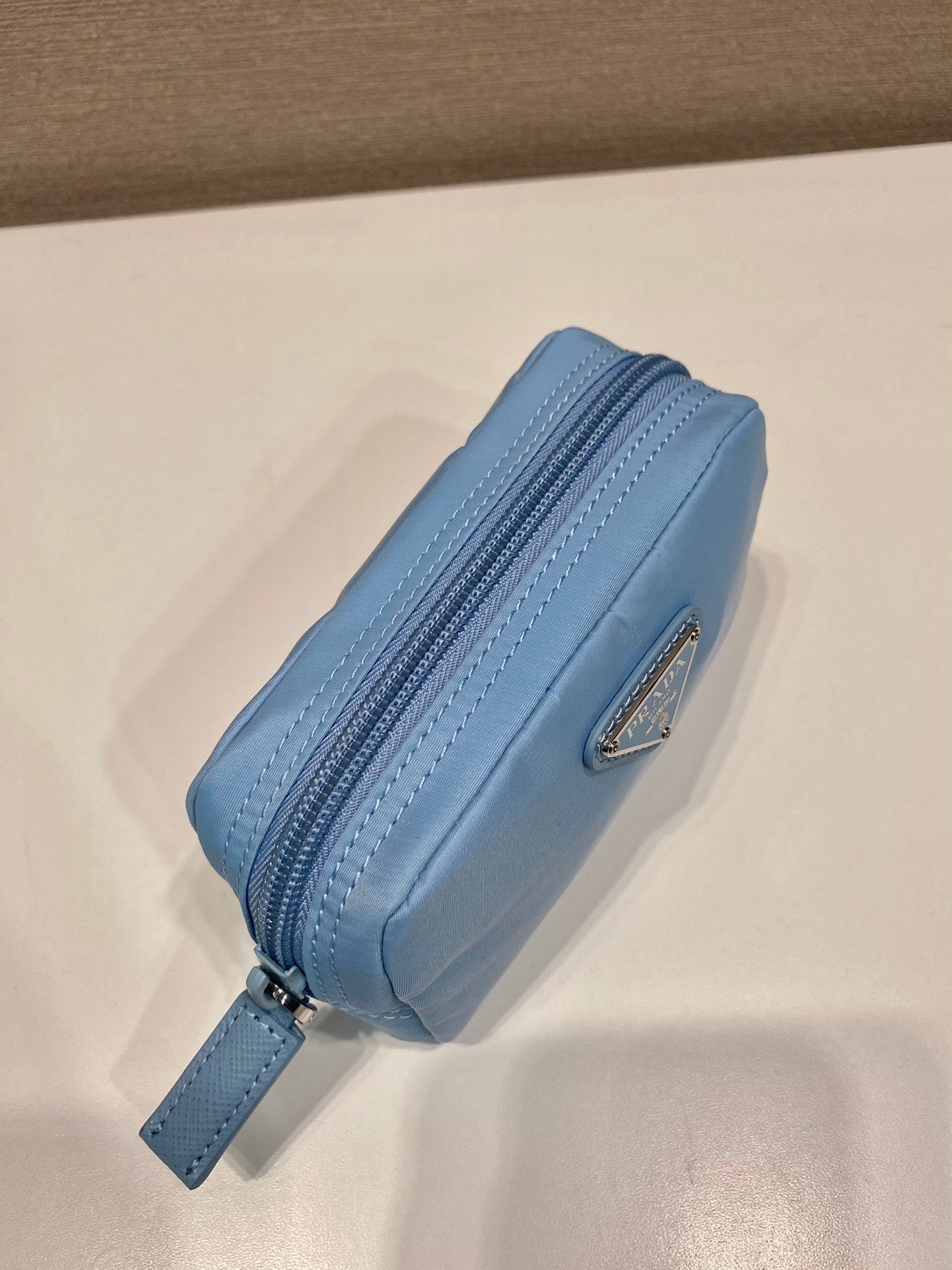 PRA CLUTCH 12 IN CERULEAN BLUE RE-NYLON