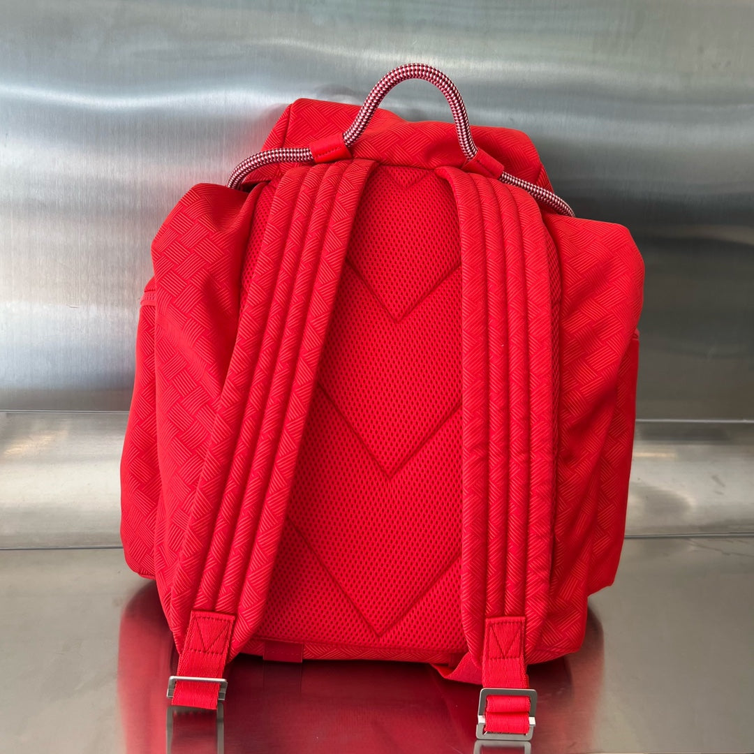 ALTO 42 BACKPACK IN CHERRY RED JACQUARD FABRIC