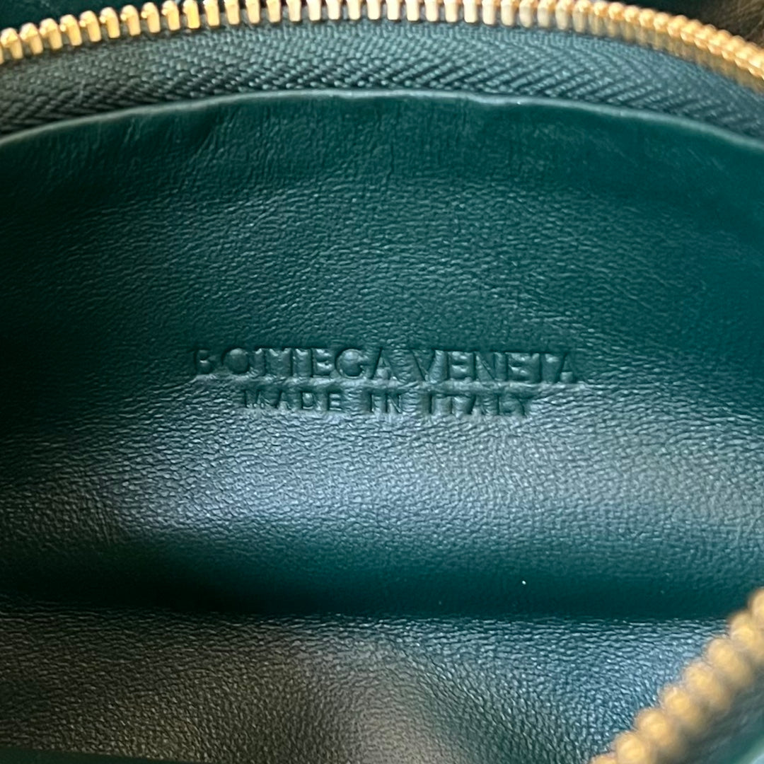 SMALL GEMELLI 24 IN DARK GREEN LAMBSKIN