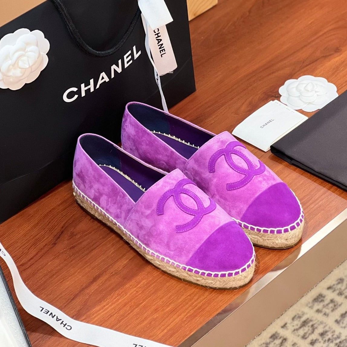 cc espadrilles violet suede