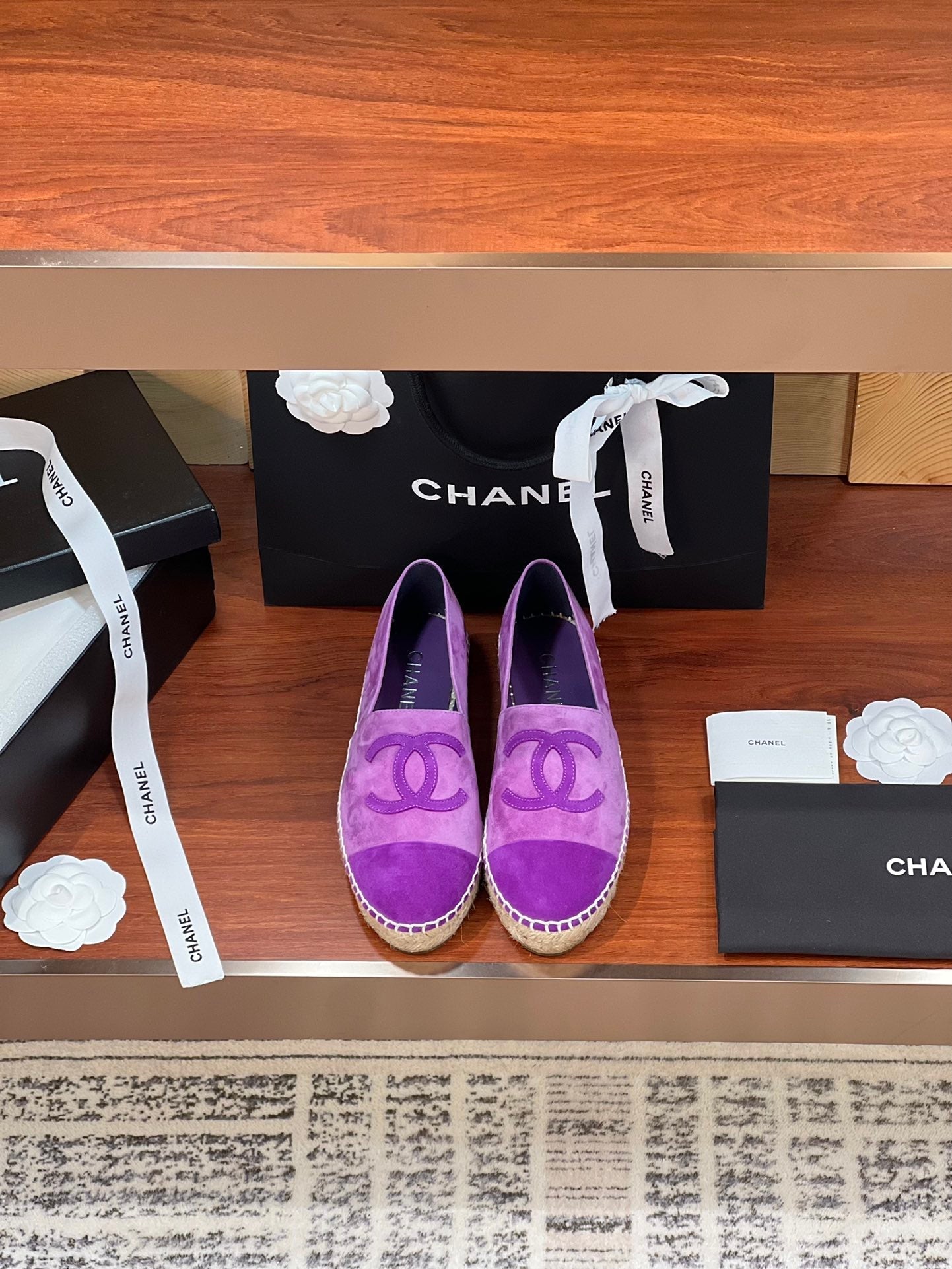 cc espadrilles violet suede