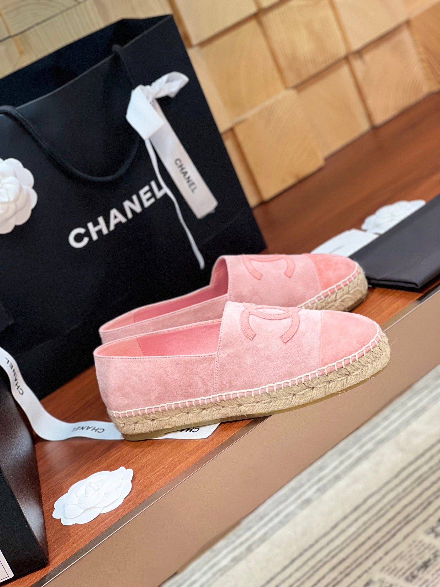 cc espadrilles pink suede