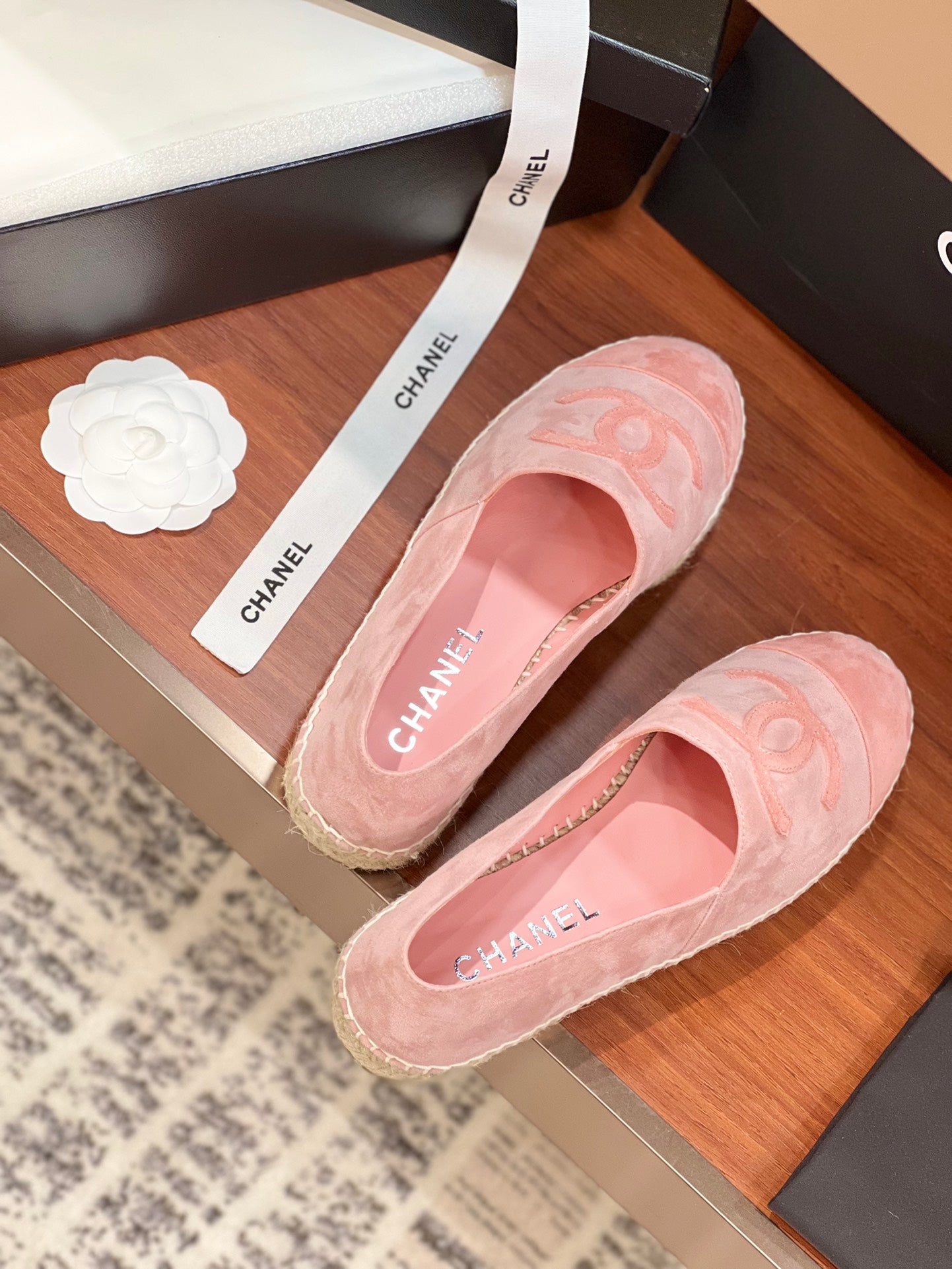 cc espadrilles pink suede