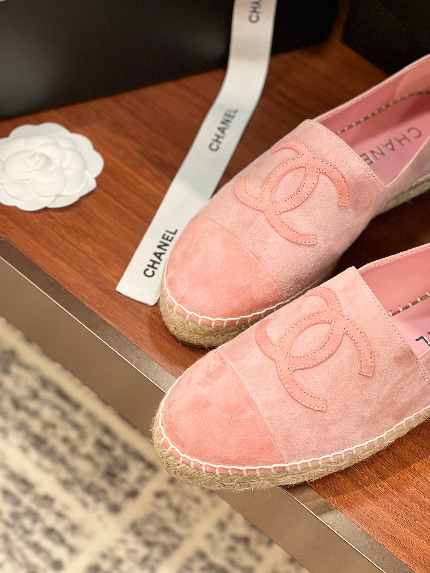 cc espadrilles pink suede