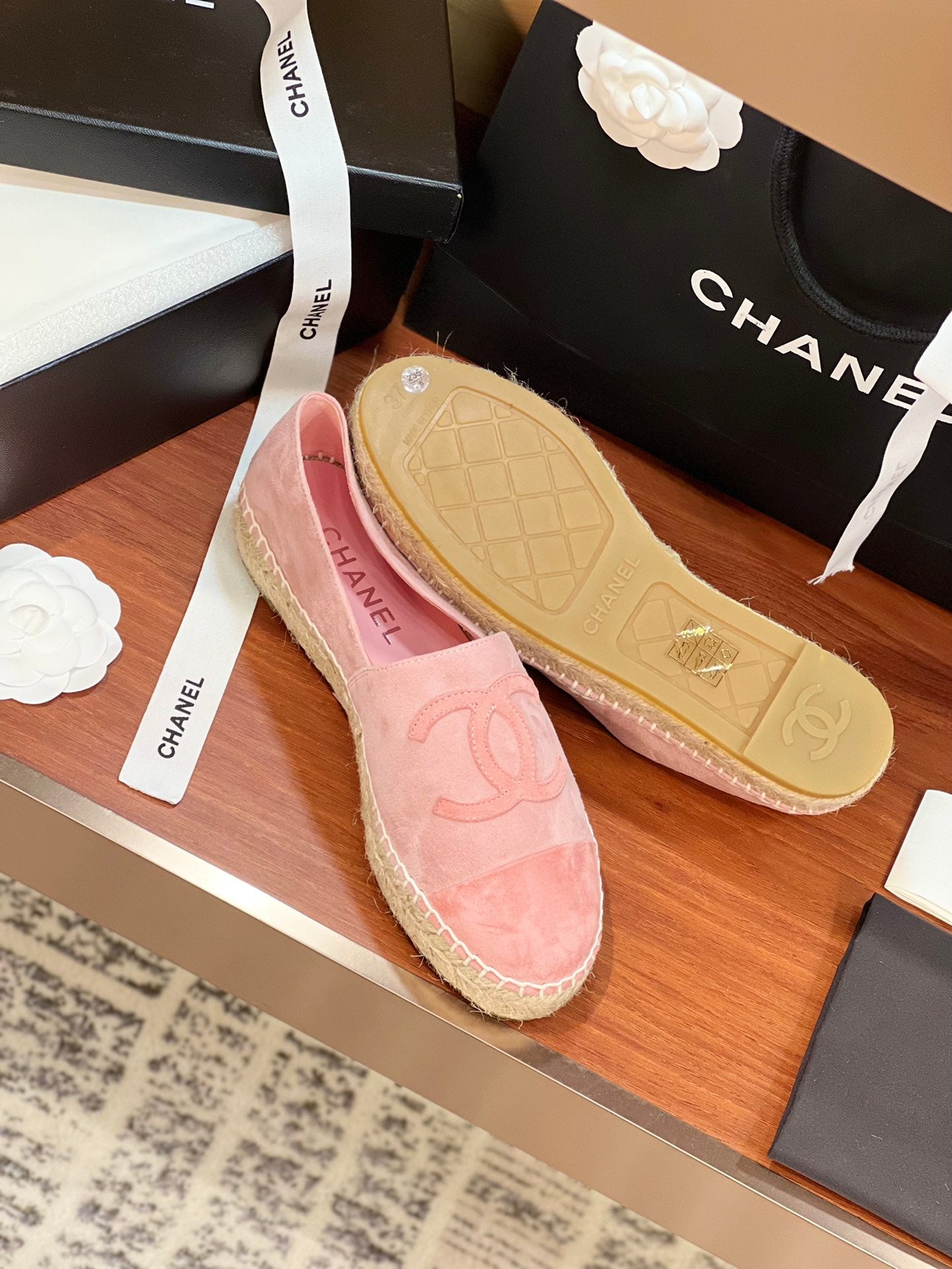 cc espadrilles pink suede