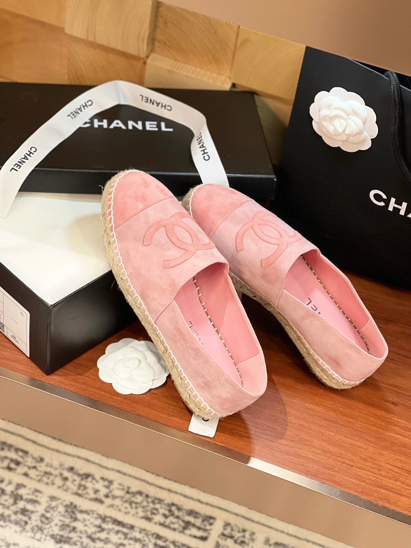 cc espadrilles pink suede