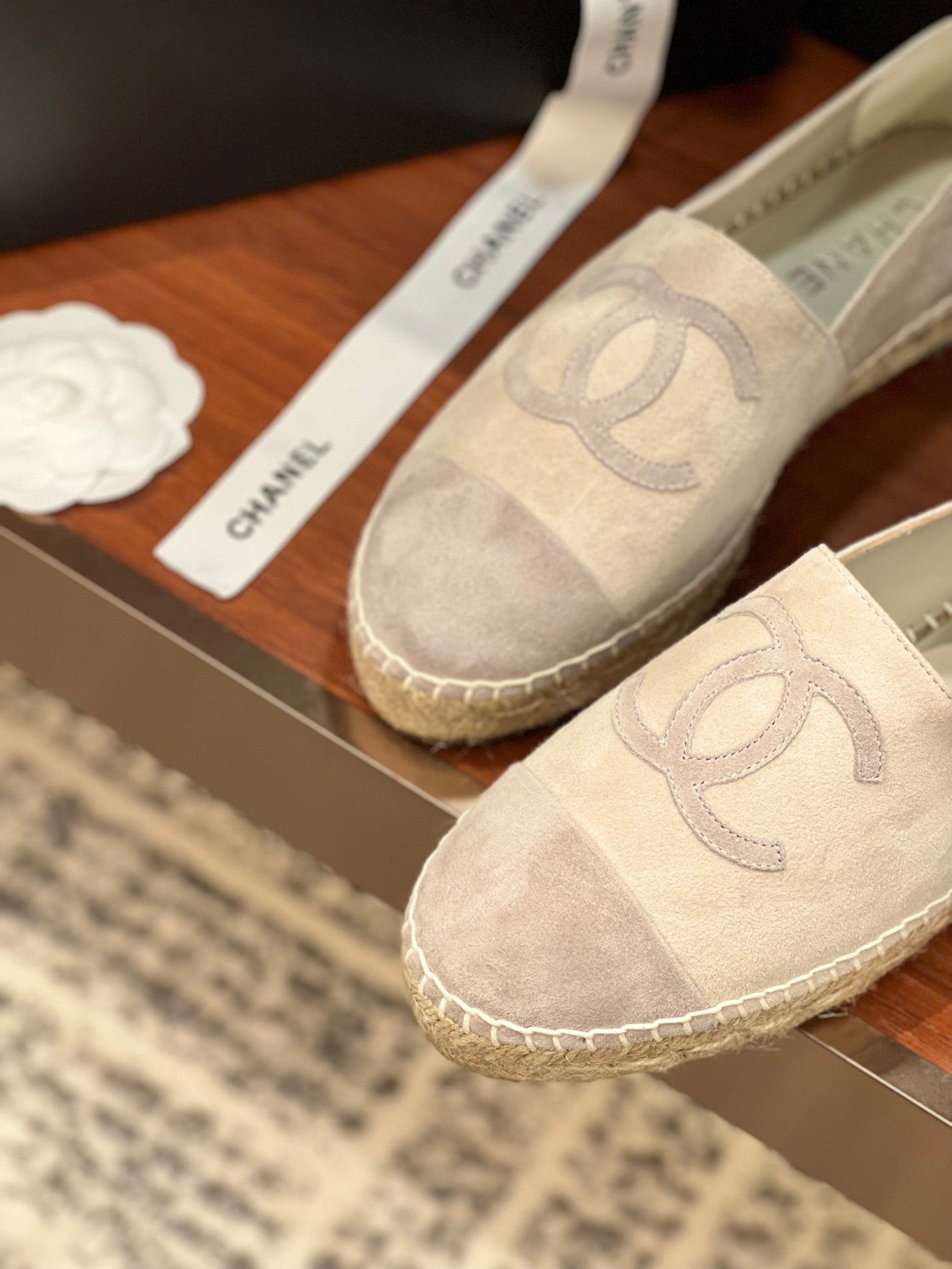 cc espadrilles grey suede