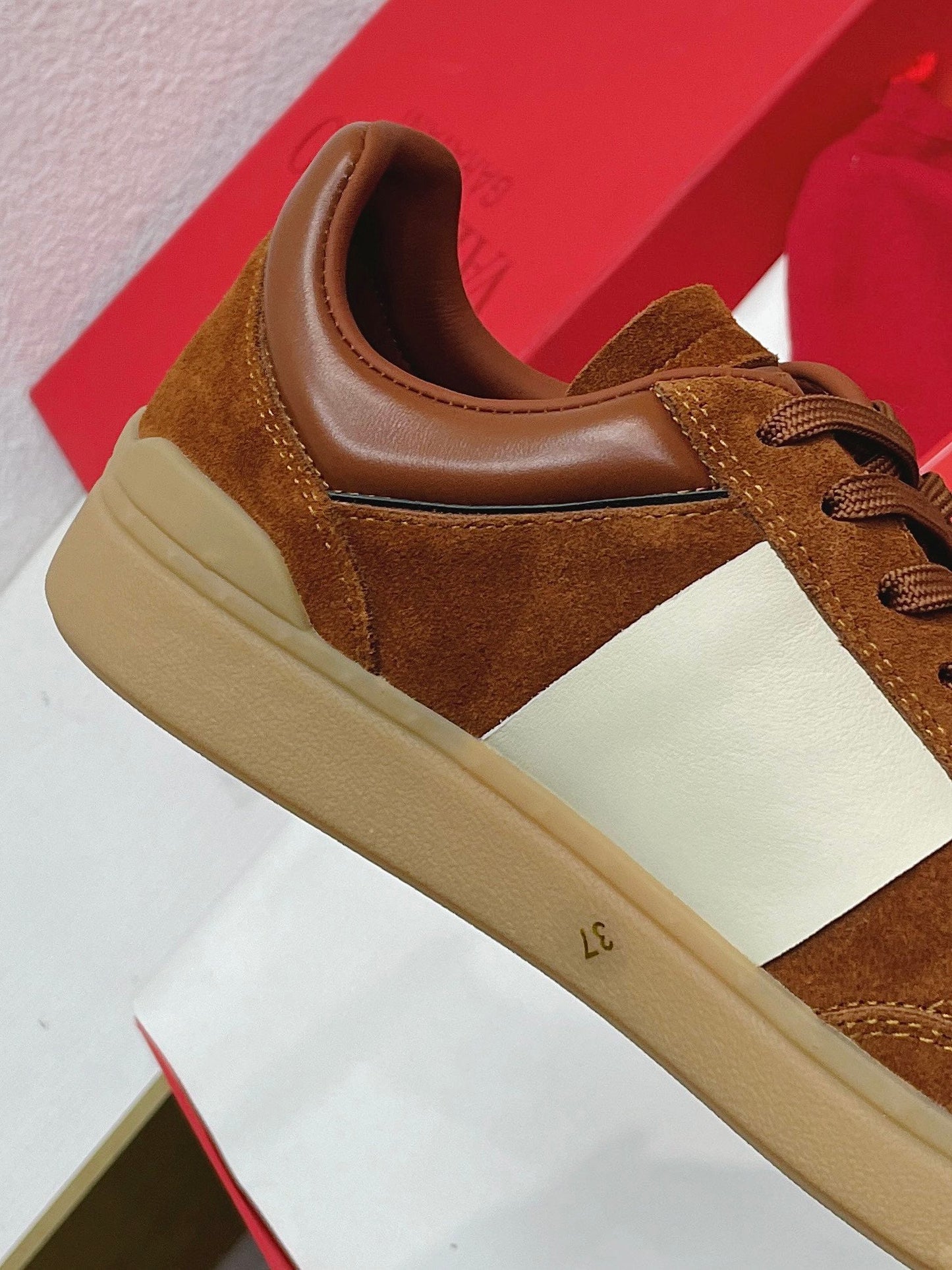 UPVILLAGE LOW TOP SNEAKER IN SYRUP BROWN SUEDE