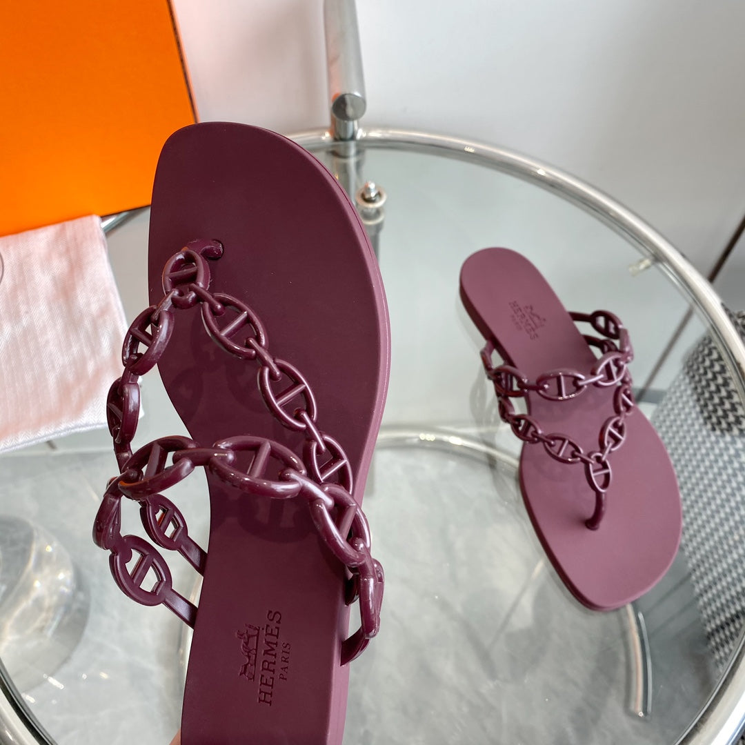 ISLAND SANDAL GRAPE PVC WATERPROOF