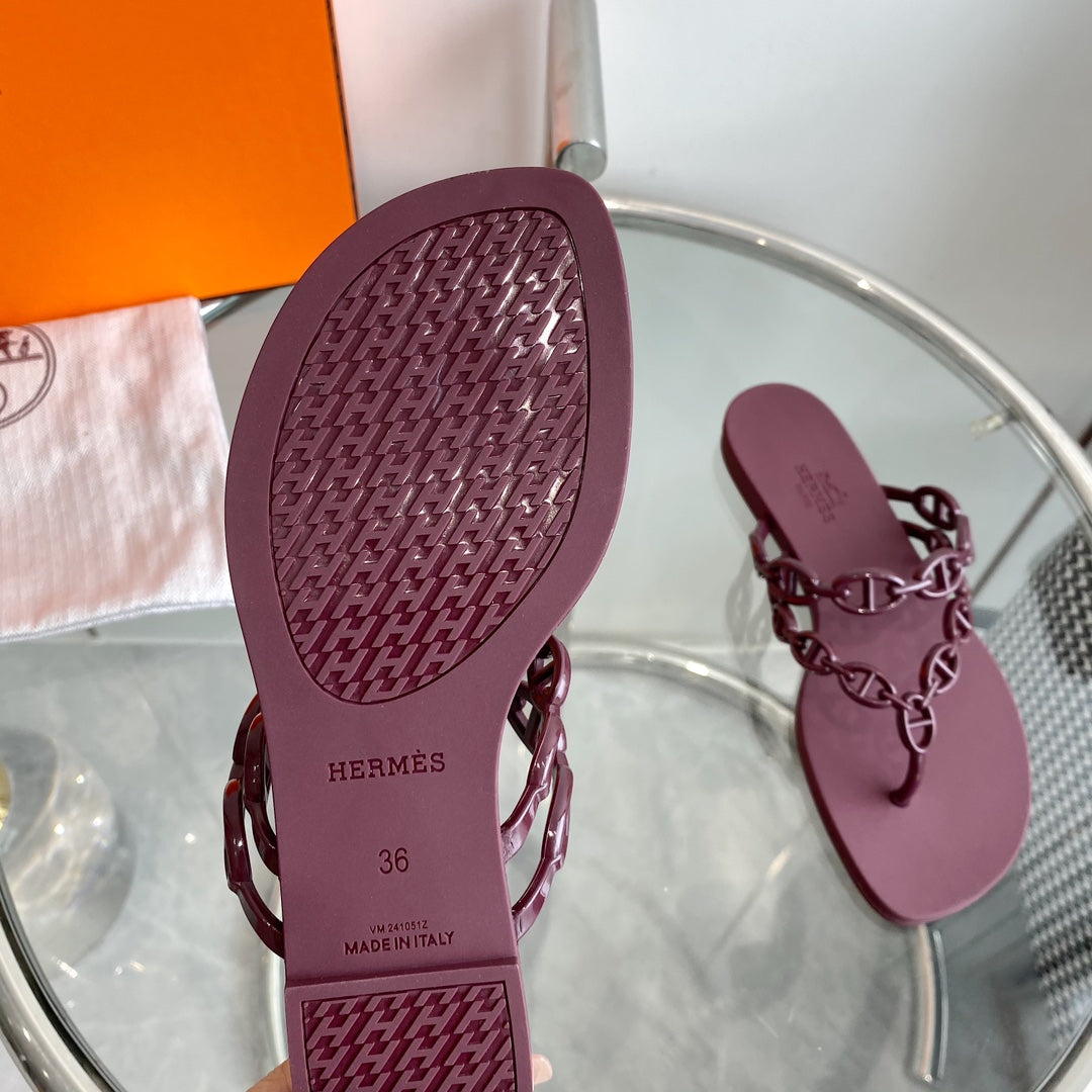 ISLAND SANDAL GRAPE PVC WATERPROOF