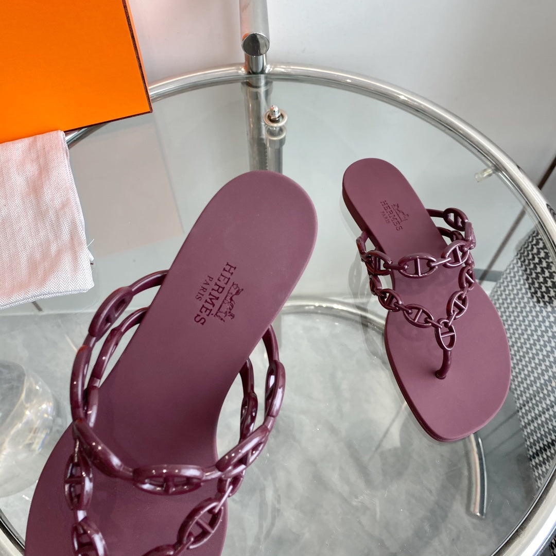 ISLAND SANDAL GRAPE PVC WATERPROOF