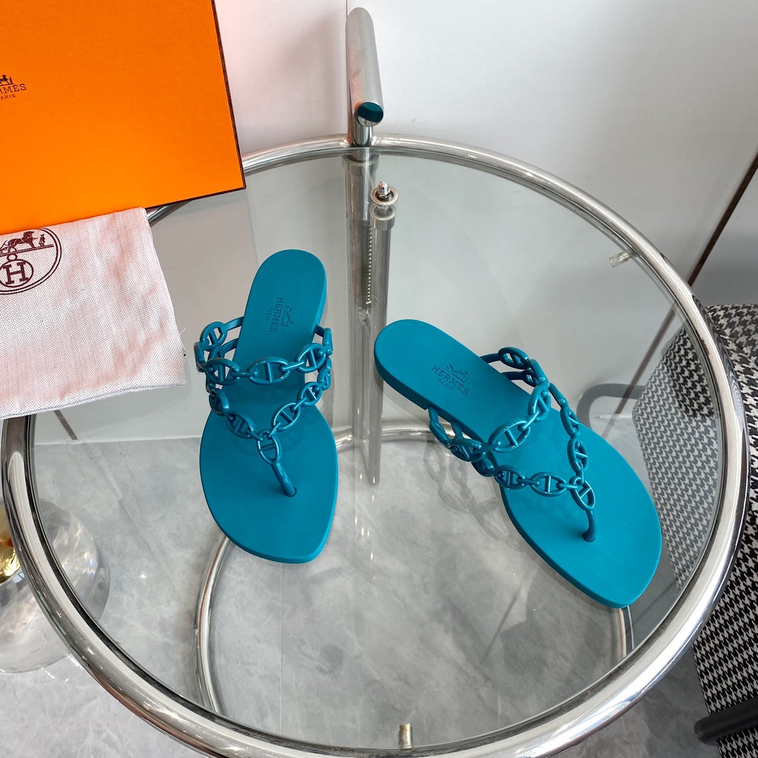 ISLAND SANDAL CERULEAN PVC WATERPROOF