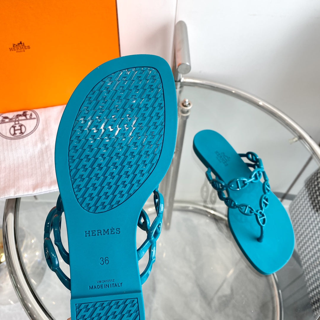 ISLAND SANDAL CERULEAN PVC WATERPROOF