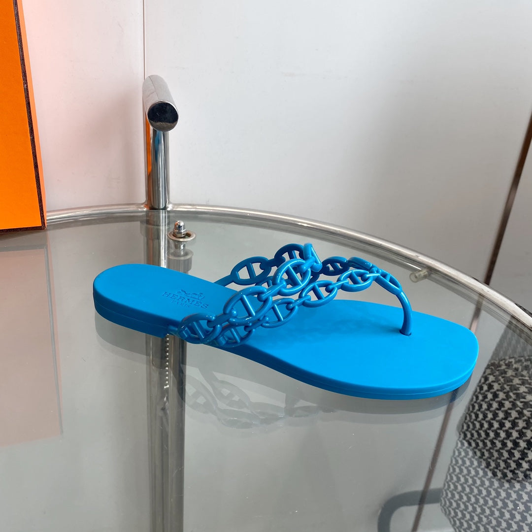 ISLAND SANDAL VIVID SKY BLUE PVC WATERPROOF