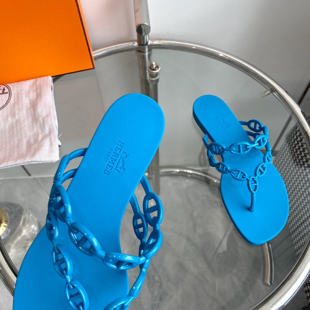 ISLAND SANDAL VIVID SKY BLUE PVC WATERPROOF