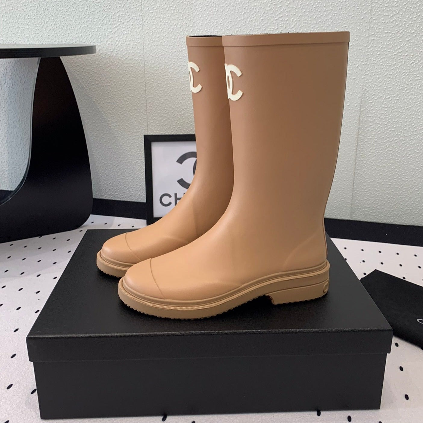 cc rainboot brown rubber