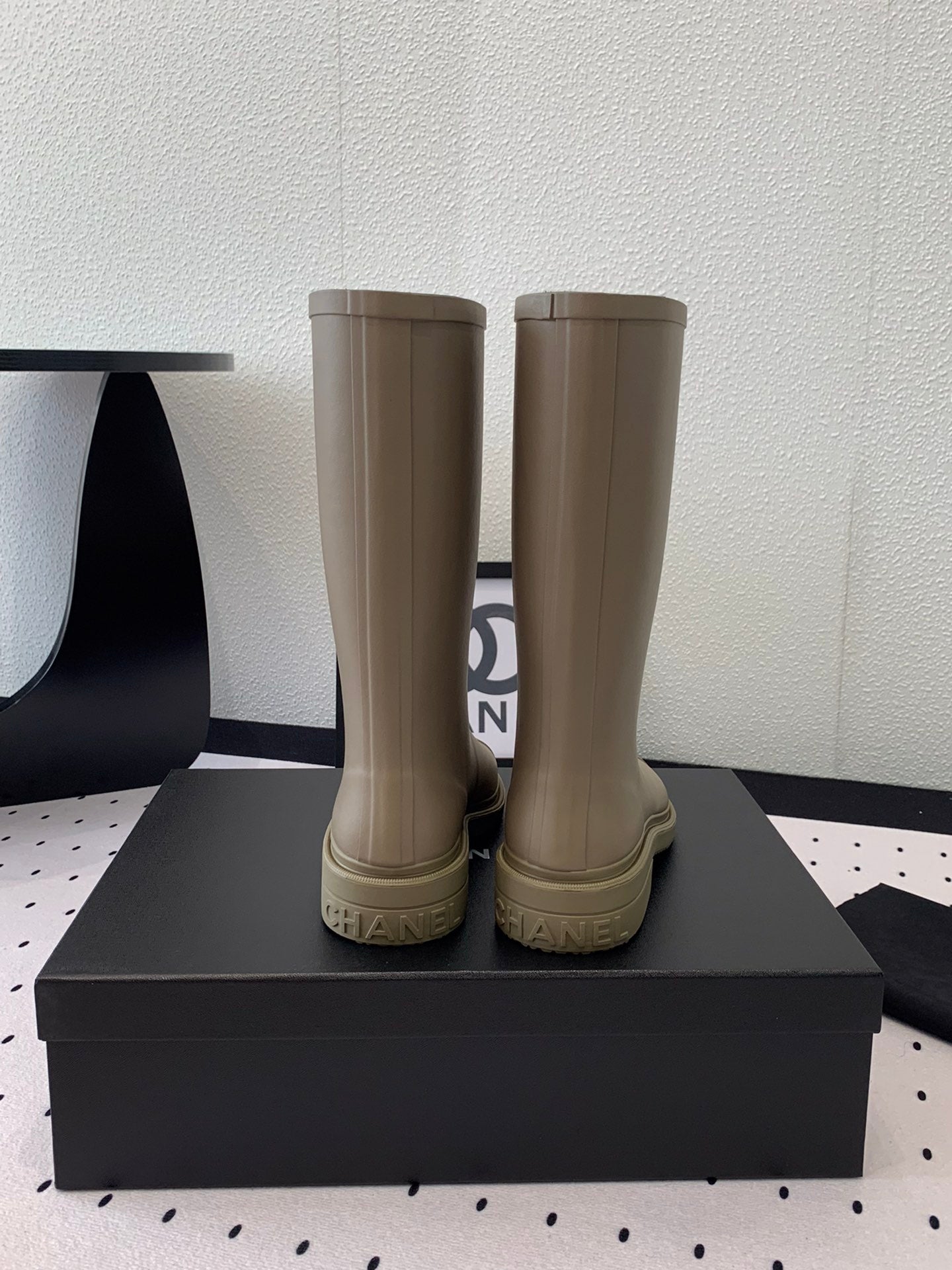 cc rainboot khaki rubber