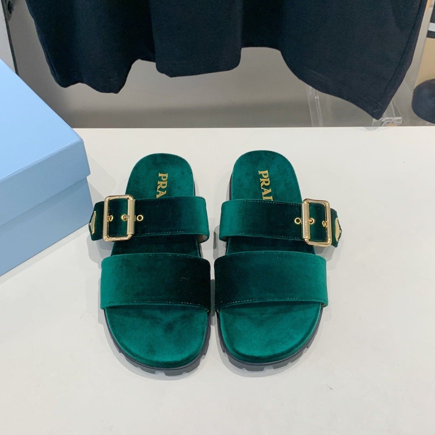 PRA SLIDES SANDALS OCEAN VELVET