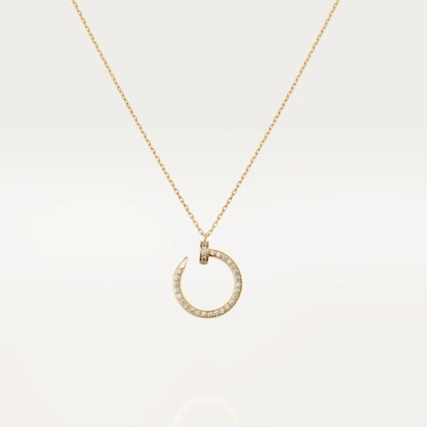 JUSTE NECKLACE GOLD DIAMONDS