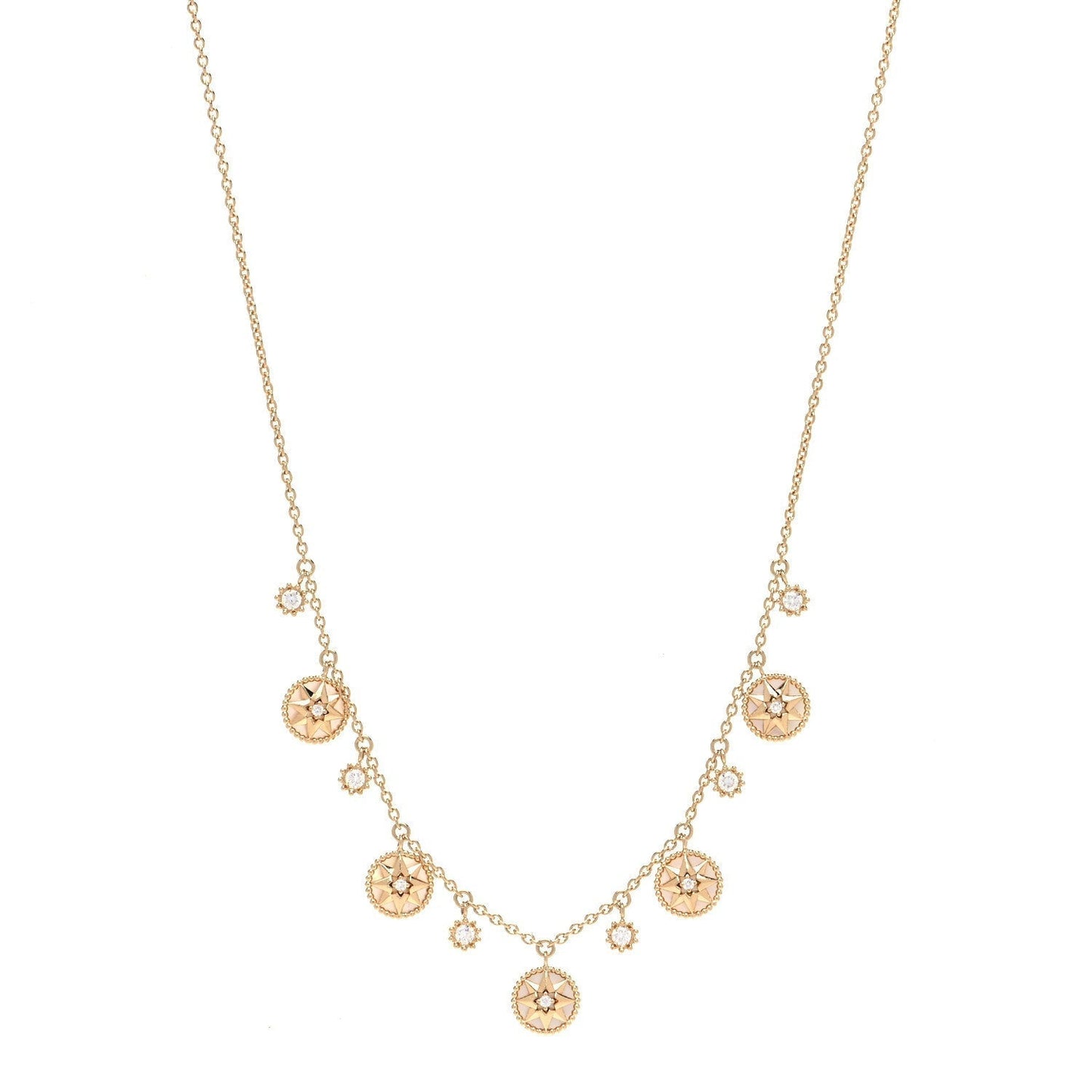 ROSE VENTS 5 MOTIF NECKLACE