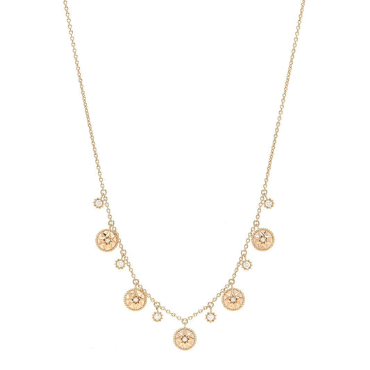 ROSE VENTS 5 MOTIF NECKLACE