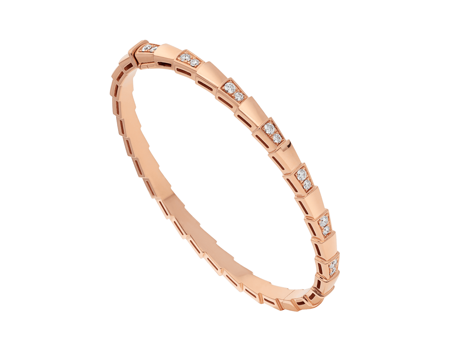 SERPENTI BRACELET PINK GOLD DIAMOND