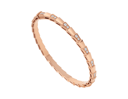 SERPENTI BRACELET PINK GOLD DIAMOND