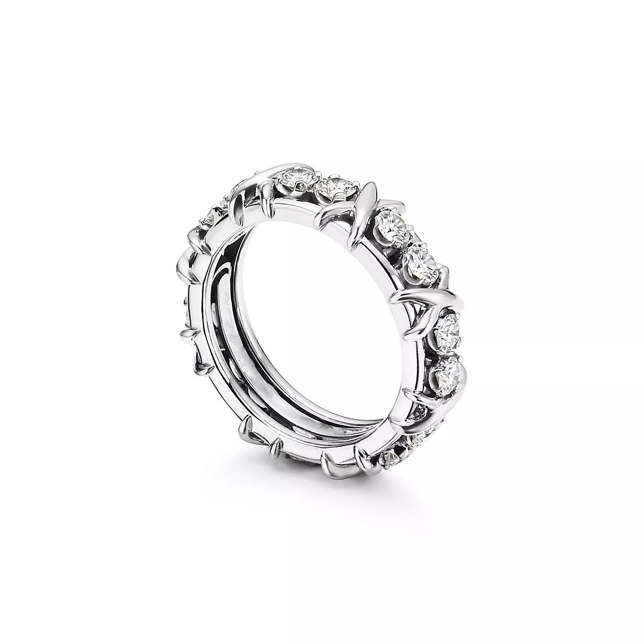 SIXTEEN STONE SILVER RING