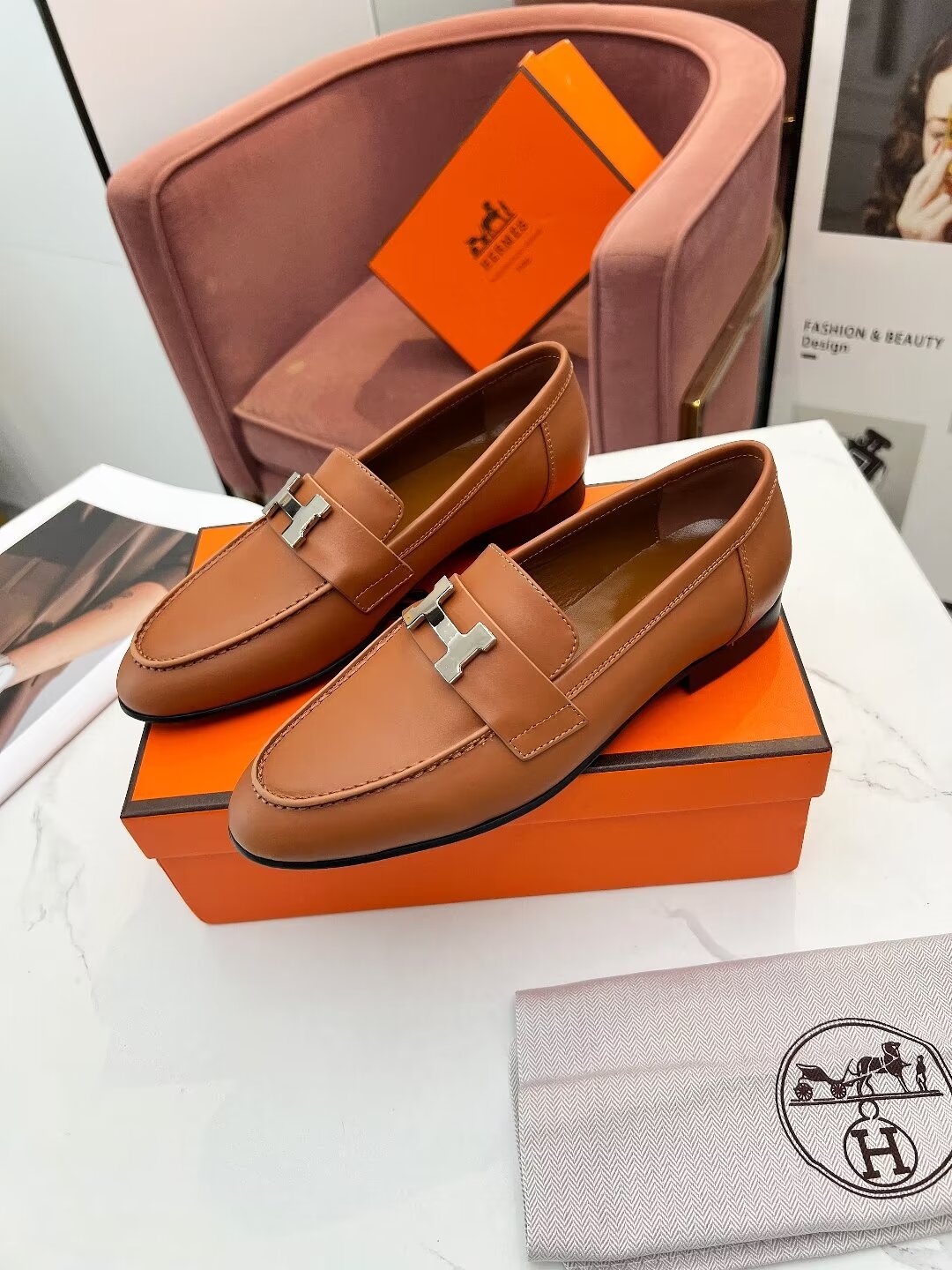 PARIS LOAFER TAWNY CALFSKIN