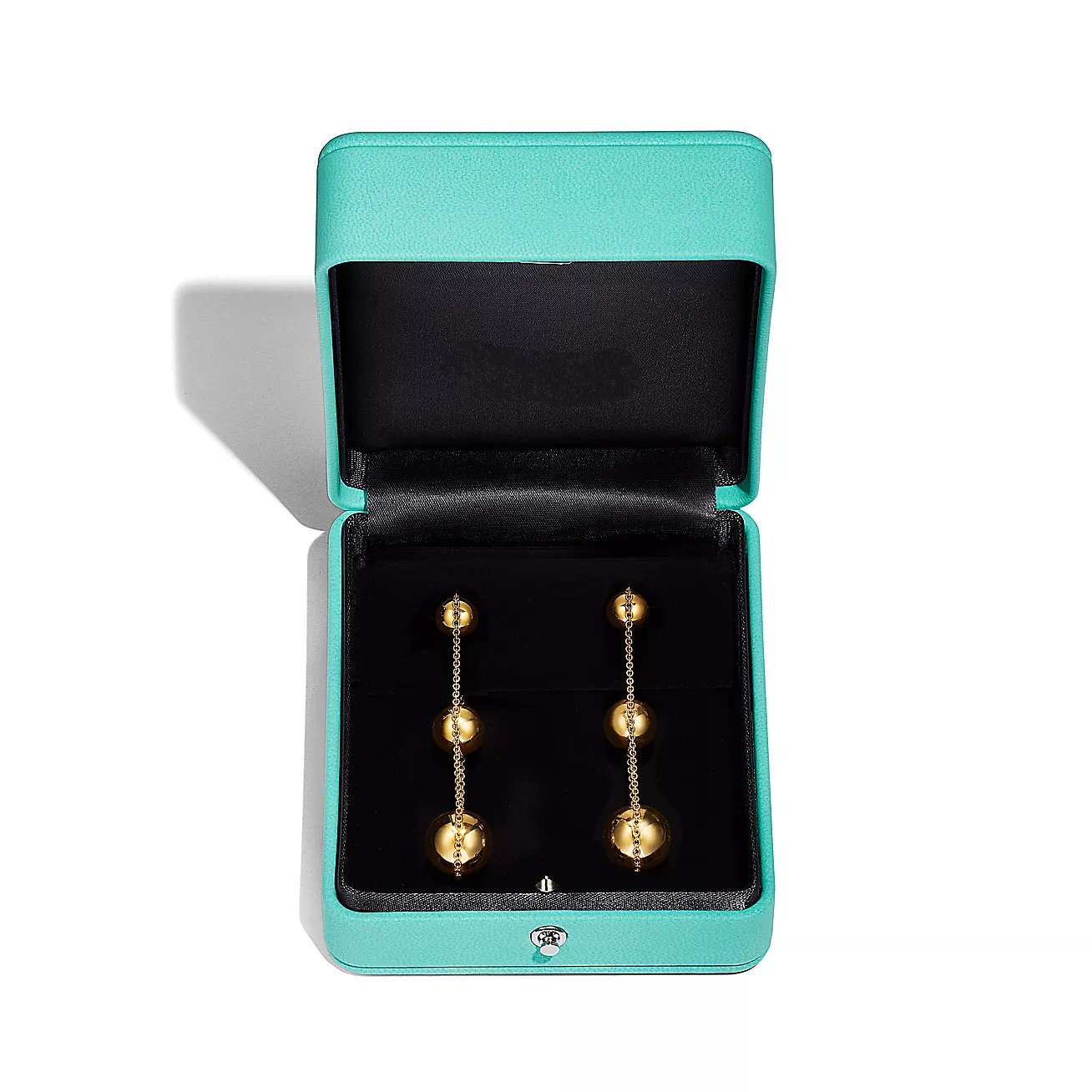 TRIPLE DROP GOLD EARRINGS