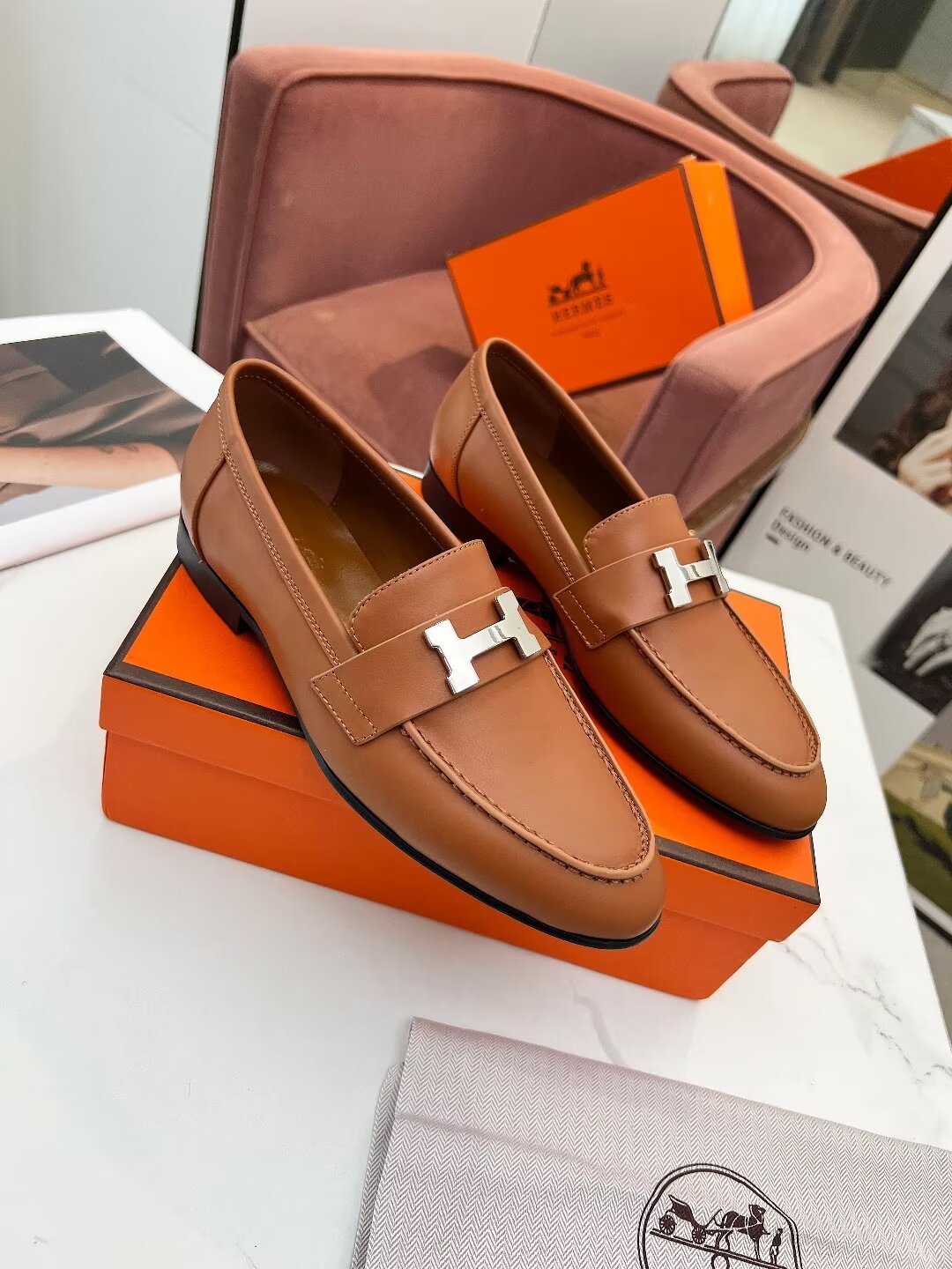 PARIS LOAFER TAWNY CALFSKIN