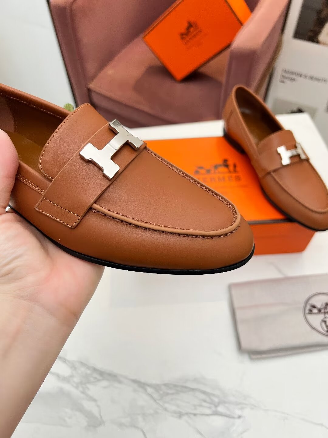 PARIS LOAFER TAWNY CALFSKIN