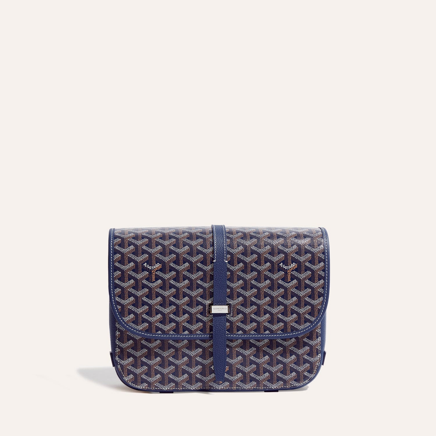 BELVEDERE MM BAG 28CM NAVY BLUE CANVAS