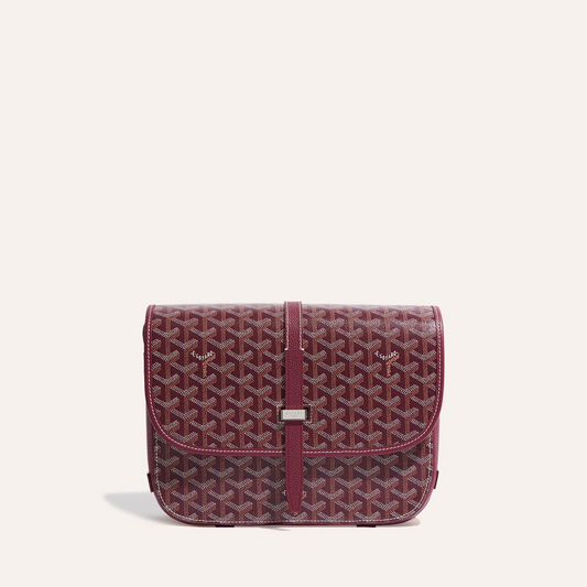 BELVEDERE MM BAG 28CM BURGUNDY CANVAS