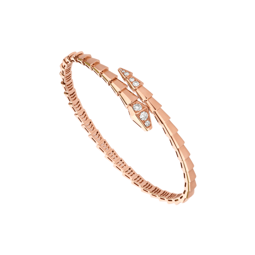 SERPENTI BRACELET DIAMONDS PINK GOLD