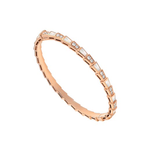 SERPENTI BRACELET PINK GOLD MOP DIAMOND