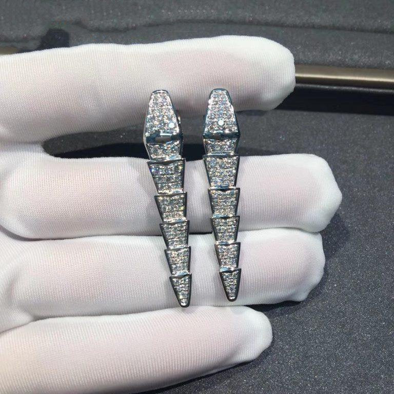 SERPENTI EARRINGS FULL DIAMOND