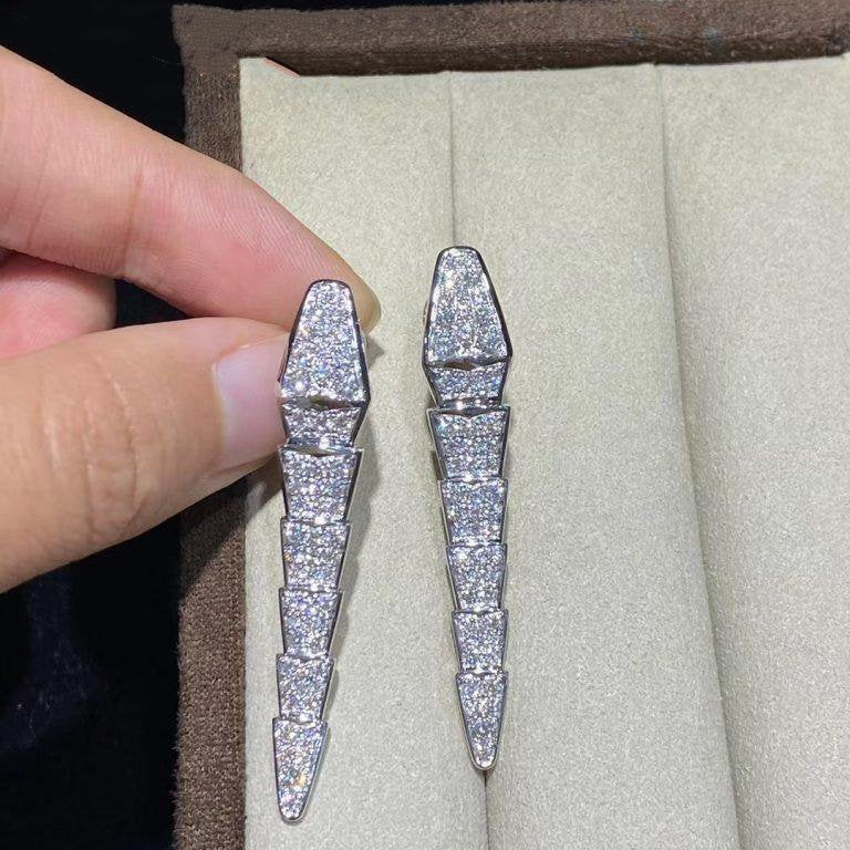 SERPENTI EARRINGS FULL DIAMOND