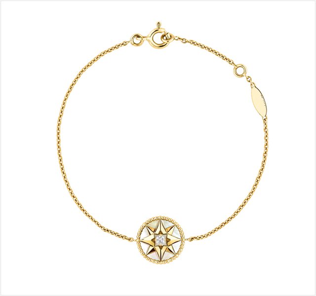 STAR DIAMOND MOP GOLD NECKLACE