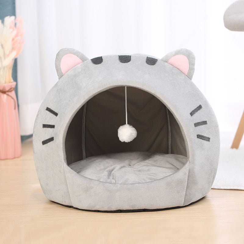 BED - Lit chaud tête de chat pour chat