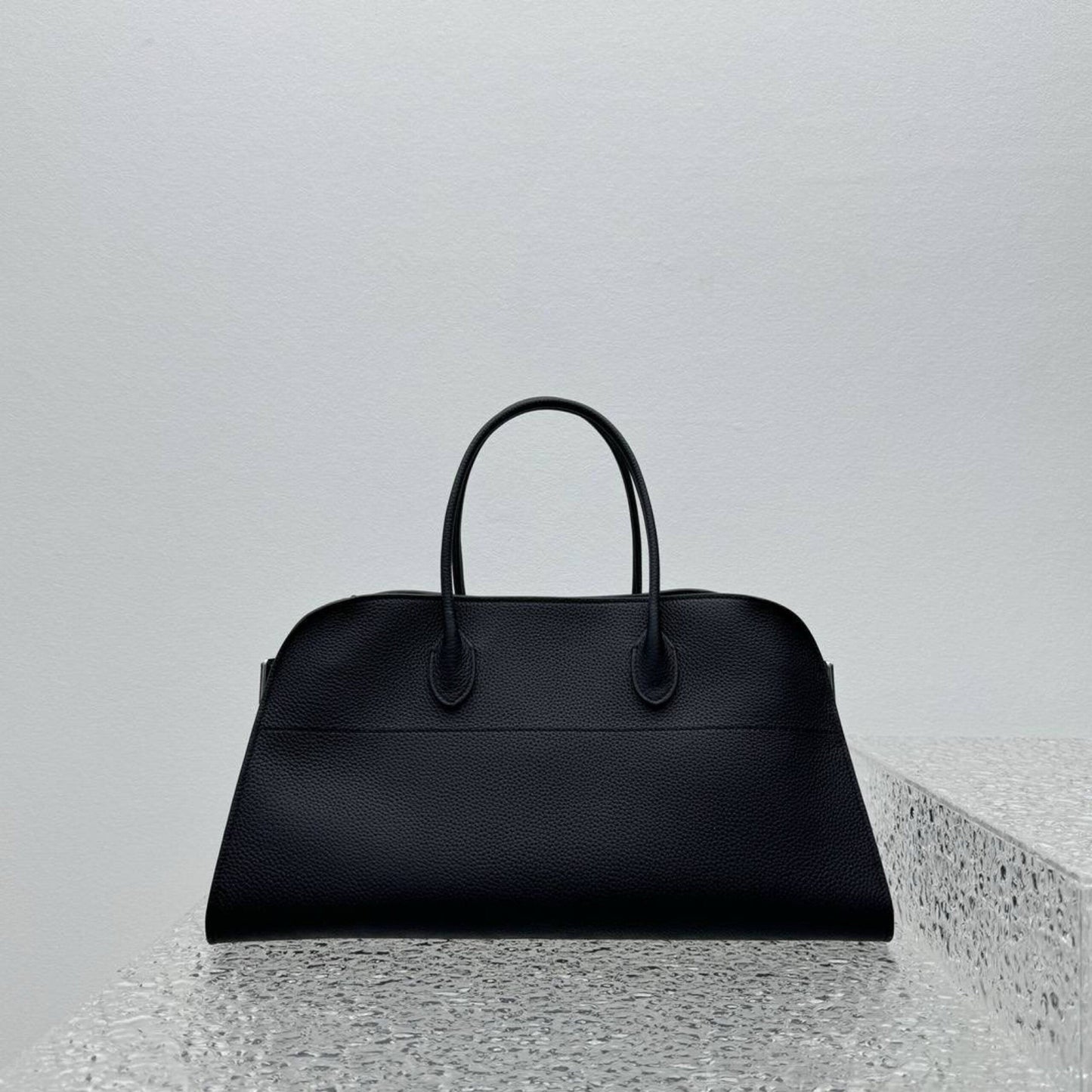 The Row EW Margaux 44cm Black Calfskin