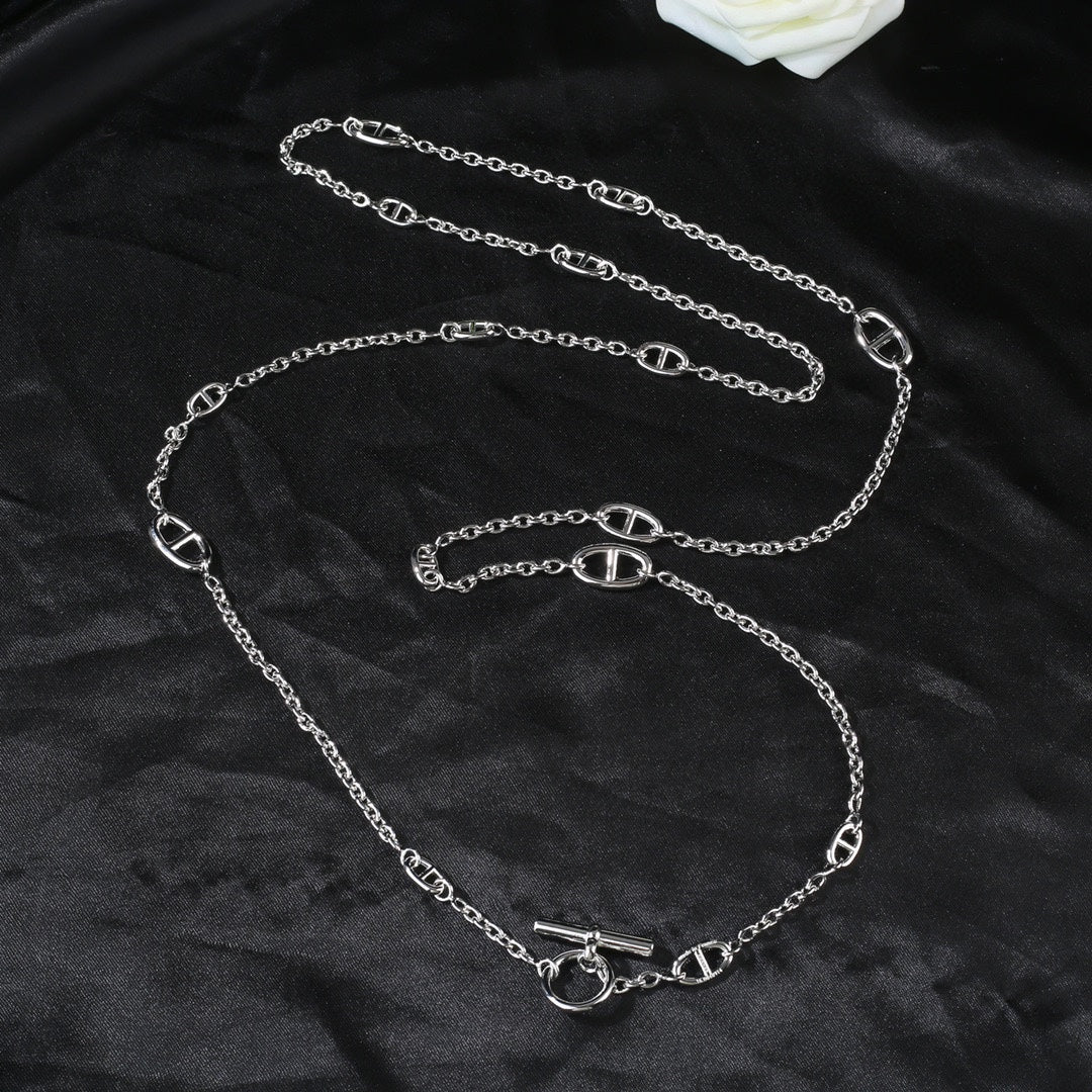 SEIKO FARANDOLE SILVER 15 MOTIF NECKLACE