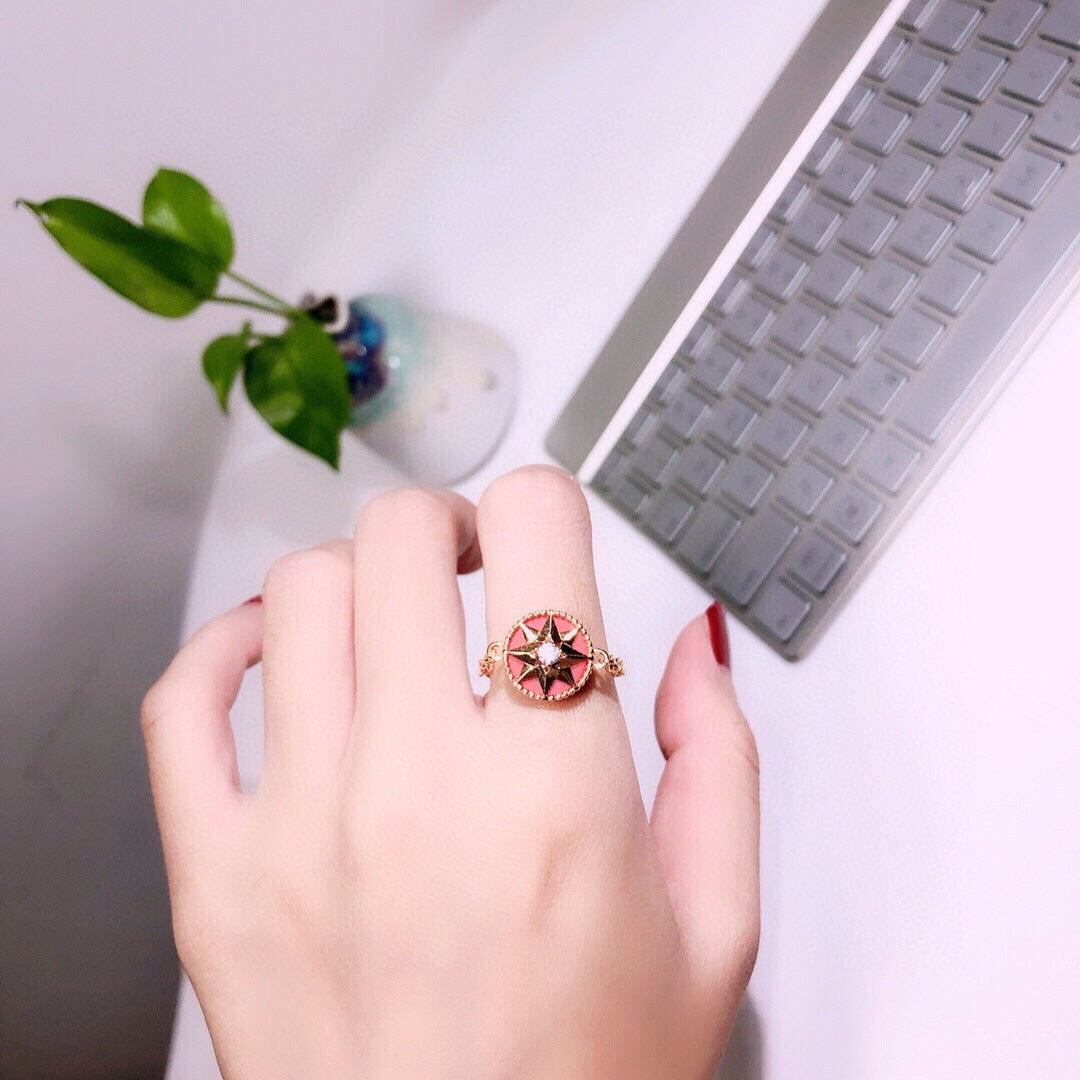 STAR RED DIAMOND RING