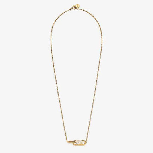 O'LOCK GOLD DIAMOND NECKLACE