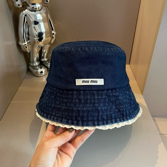 MIU DENIM FISHERMAN HAT MODEM 179575