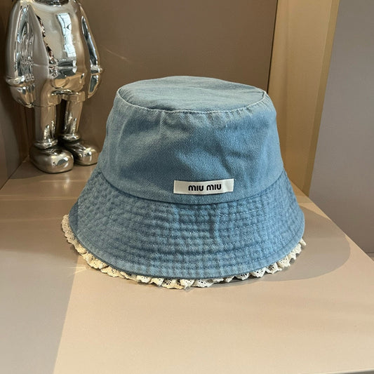 MIU DENIM FISHERMAN HAT MODEM 179574