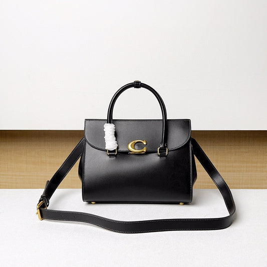 Coach Broome Carryall 30 Black Calfskin